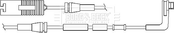 BORG & BECK Kulumisenilmaisin, jarrupala BWL3011